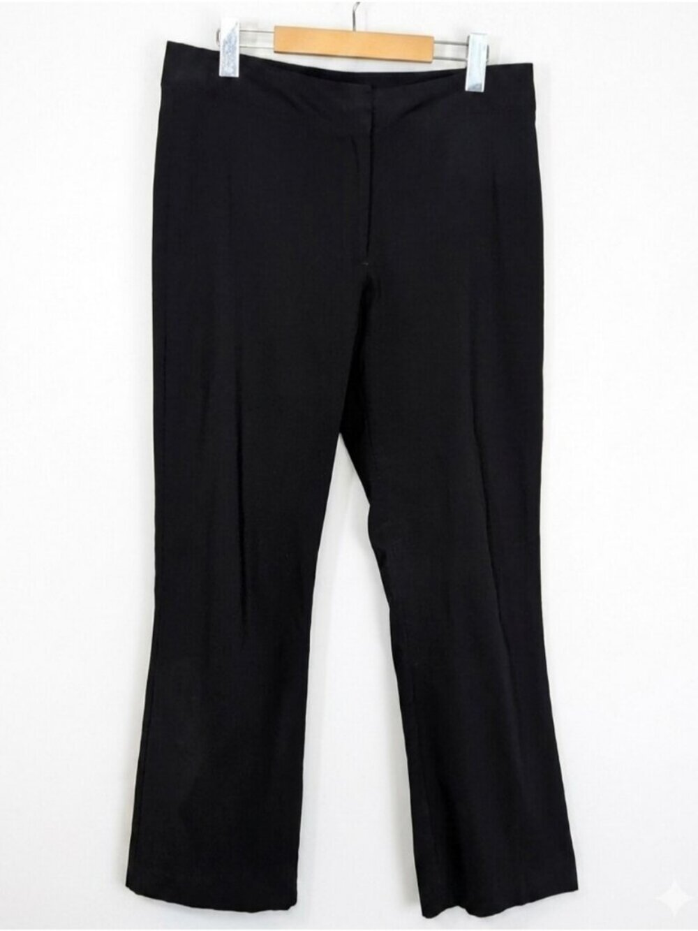 Rickis Stretch Black Luxe Dress Pants Trousers Womens Size 12 Business Classic